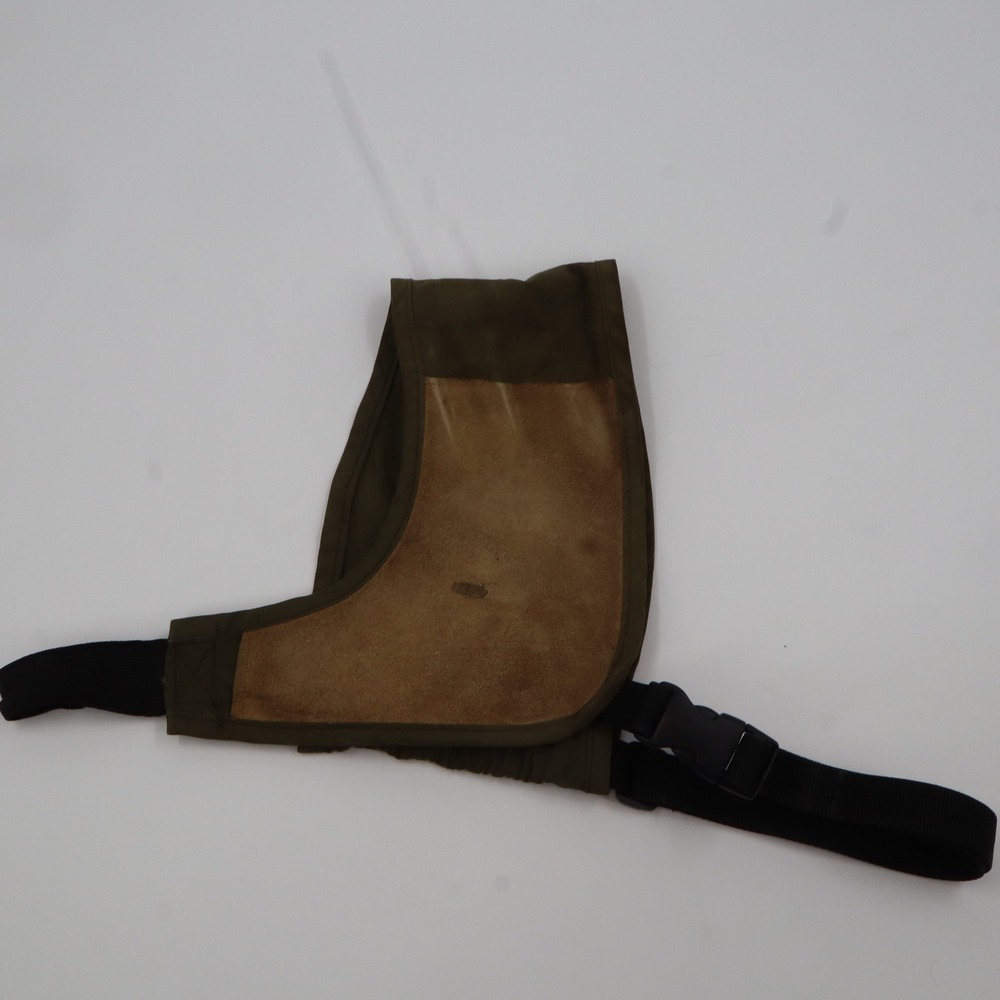 Bob Allen Shooting Recoil Pad Mens OS Olive Green Suede Patch Adjustable Strap